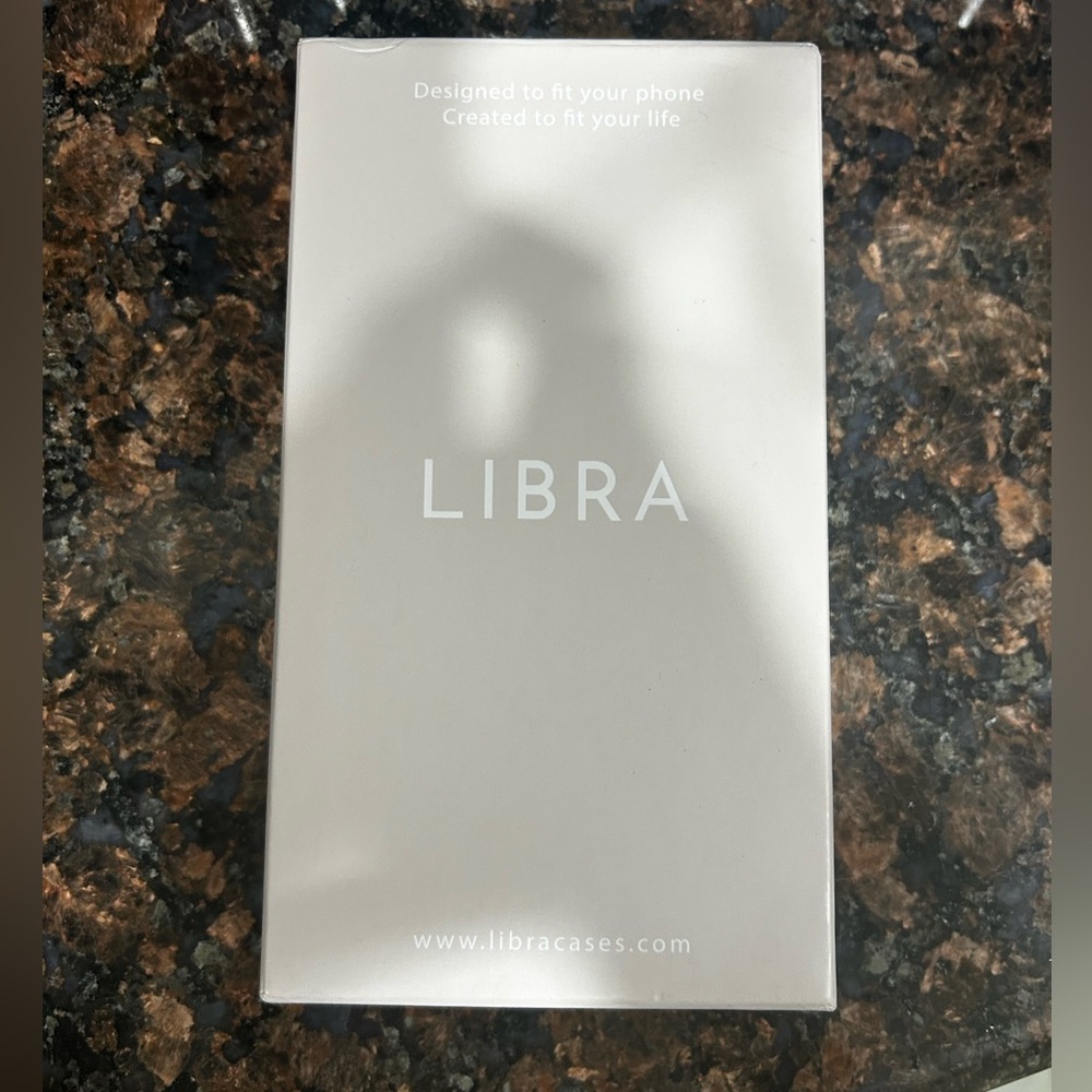 Libra Phone Case with Ring Holder, holds credit cards, for iPhone 13Pro. NIB